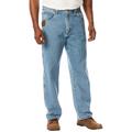 Men's Big & Tall Denim or Ripstop Carpenter Jeans by Wrangler® in Vintage Indigo (Size 42 30)