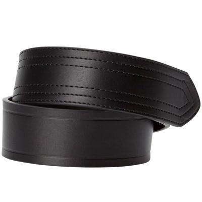 Men's Big & Tall Buckleless Belt by KingSize in Black (Size 60/62)