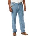 Men's Big & Tall Denim or Ripstop Carpenter Jeans by Wrangler® in Vintage Indigo (Size 52 32)