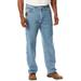 Men's Big & Tall Denim or Ripstop Carpenter Jeans by Wrangler® in Vintage Indigo (Size 52 32)