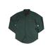 Men's Big & Tall Long-Sleeve Cotton Work Shirt by Wrangler® in Forest Green (Size XXL)