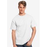 Men's Big & Tall Hanes® Tagless ® T-Shirt by Hanes in White (Size 5XL)