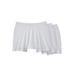 Men's Big & Tall Cotton Mid-Length Briefs 3-Pack by KingSize in White (Size 9XL) Underwear