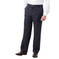 Men's Big & Tall Dockers® Signature Lux Flat Front Khakis by Dockers in Dockers Navy (Size 48 34)