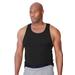 Men's Big & Tall Hanes® Tagless Tank Undershirt 3-Pack by Hanes in Black (Size 7XL)
