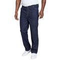 Men's Big & Tall Liberty Blues™ Relaxed-Fit Side Elastic 5-Pocket Jeans by Liberty Blues in Indigo (Size 54 38)