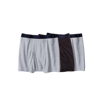 Men's Big & Tall Hanes® X-Temp® Boxer Briefs 3-Pack Underwear by Hanes in Assorted (Size 7XL)