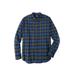 Men's Big & Tall Holiday Plaid Flannel Shirt by Liberty Blues in Tartan Plaid (Size 6XL)
