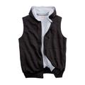 Men's Big & Tall BOULDER CREEK™ THERMAL LINED FLEECE VEST by Boulder Creek in Black (Size XL)