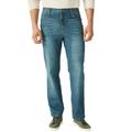 Men's Big & Tall Liberty Blues™ Loose Fit 5-Pocket Stretch Jeans by Liberty Blues in Blue Wash (Size 42 40)