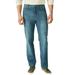 Men's Big & Tall Liberty Blues™ Loose Fit 5-Pocket Stretch Jeans by Liberty Blues in Blue Wash (Size 42 40)