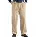 Men's Big & Tall Expandable Waist Corduroy Pleat-Front Pants by KingSize in Khaki (Size 48 40)