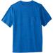Men's Big & Tall Shrink-Less™ Lightweight Pocket Crewneck T-Shirt by KingSize in Royal Blue Heather (Size 7XL)