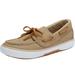 Extra Wide Width Men's Canvas Boat Shoe by KingSize in Khaki (Size 13 EW) Loafers Shoes