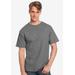 Men's Big & Tall Hanes® Tagless ® T-Shirt by Hanes in Smoke Gray (Size 2XL)