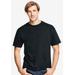 Men's Big & Tall Hanes® Tagless® ComfortSoft® Crewneck T-Shirt by Hanes in Black (Size L)