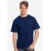 Men's Big & Tall Hanes® Tagless ® T-Shirt by Hanes in Navy (Size 5XL)