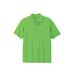 Men's Big & Tall Shrink-Less™ Piqué Polo Shirt by KingSize in Lime (Size 8XL)