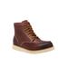 Wide Width Men's Lumber Up Boots by Eastland® in Oxblood (Size 12 W)