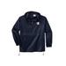 Men's Big & Tall Champion® Hooded Lightweight Anorak Jacket' by Champion in Navy (Size 4XL)