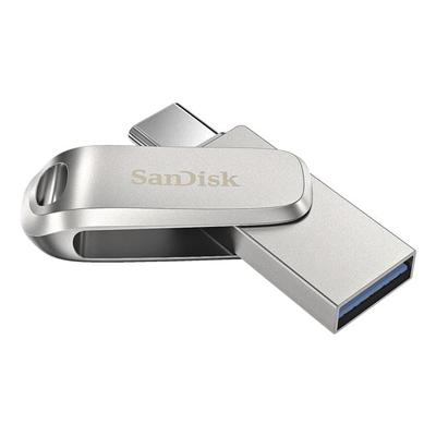 USB-Stick »Ultra Dual Drive Luxe Type-C« 32 GB silber, SanDisk, 4.441x0.86x1.21 cm