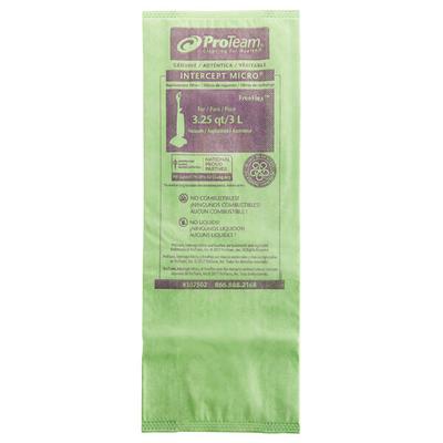 ProTeam 107502 Intercept Vacuum Bag for FreeFlex Upright Vacuum Cleaners - 10/Pack