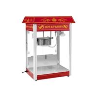 Royal Catering Popcornmaschine - 1600 W - 5 kg/h - Retro-Design - rot -