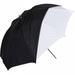 Westcott White Satin Umbrella with Removable Black Cover (45") 2016