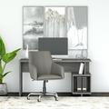 Madison Avenue Desk and Chair Set Wood in Gray Kathy Ireland Home by Bush Furniture | 34.45 H x 60 W x 23.54 D in | Wayfair MDS017MG