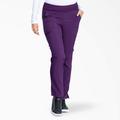 Dickies Women's Eds Essentials Cargo Scrub Pants - Purple Eggplant Size XL (DK005)