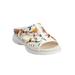 Wide Width Women's The Tracie Slip On Mule by Easy Spirit in Floral (Size 9 1/2 W)