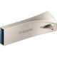 Samsung BAR Plus USB-Stick Typ-A, 128 GB, 400 MB/s Lesen, 60 MB/s Schreiben, widerstandsfähiger USB 3.1 Flash Drive mit Schlüsselring, Champagne Silver, MUF-128BE3/APC