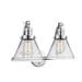 Innovations Lighting Bruno Marashlian Large Cone 18 Inch 2 Light LED Bath Vanity Light - 515-2W-PC-G42-LED