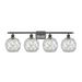 Innovations Lighting Bruno Marashlian Farmhouse Rope 36 Inch 4 Light Bath Vanity Light - 516-4W-OB-G122-8RW-LED