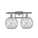 Innovations Lighting Bruno Marashlian Farmhouse Rope 16 Inch 2 Light Bath Vanity Light - 516-2W-SN-G122-8RW-LED