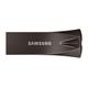 Samsung BAR Plus USB-Stick Typ-A, 128 GB, 400 MB/s Lesen, 60 MB/s Schreiben, widerstandsfähiger USB 3.1 Flash Drive mit Schlüsselring, Titan Gray, MUF-128BE4/APC