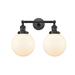 Innovations Lighting Bruno Marashlian Beacon 19 Inch 2 Light LED Bath Vanity Light - 208-BK-G201-8-LED