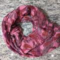 J. Crew Accessories | J Crew Paisley Scarf | Color: Pink/Purple | Size: Os