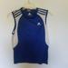 Adidas Shirts & Tops | Adidas Tank Boys Size L Blue White Sleeveless Top. | Color: Blue/White | Size: Lb