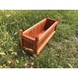 Foundry Select Wood Elevated Planter Wood in White | 17 H x 12 W x 36 D in | Wayfair 4A6C346E6C634C6B9296BD6696862F8F