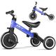 XJD 5 in 1 Toddler Balance Bike Kids Trike for 1-3 Years Old Boys Girls 3 Wheel Kids Tricycles Baby First Bike Indoor Outdoor Birthday Gifts for Toddlers (5 IN 1, Navy Blue)