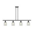 Innovations Lighting Bruno Marashlian Caledonia 48 Inch 4 Light LED Linear Suspension Light - 516-4I-BK-G259-LED