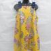 Anthropologie Dresses | Anthropologie Maeve Flower Print Yellow Dress Sz S | Color: Yellow | Size: S