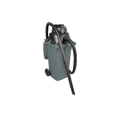 BRB Nass-/Trockensauger/Industriesauger 1100 Watt, mit 120 Liter Behälter (DIN Mülltonne) grau, inkl. zusätzl. Steckdosenanschluss Image