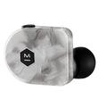 Master & Dynamic MW07 PLUS True Wireless Earphones – noise-cancelling earphones with mic bluetooth, lightweight in-ear headphones - White Marble