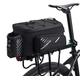 ROCKBROS Bike Pannier Bag Rear Seat Trunk Bag Bicycle Rack Rear Carrier Bag Commuter Shelf Bag Large Capacity Luggage Bag Multifunction with Rain Cover 9-12L