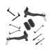 2003-2004 Nissan Murano Front and Rear Control Arm Ball Joint Tie Rod and Sway Bar Link Kit - DIY Solutions