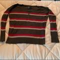 American Eagle Outfitters Sweaters | American Eagle Outfitters Crew Neck Sweater Small | Color: Gray/Pink/Red | Size: Mj