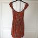 American Eagle Outfitters Dresses | Aeo Floral Dress | Color: Orange/Purple | Size: S