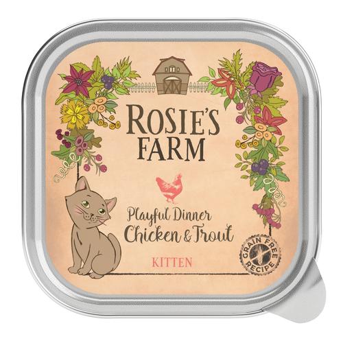 16x100g Kitten Huhn&Forelle Rosie's Farm Katzenfutter